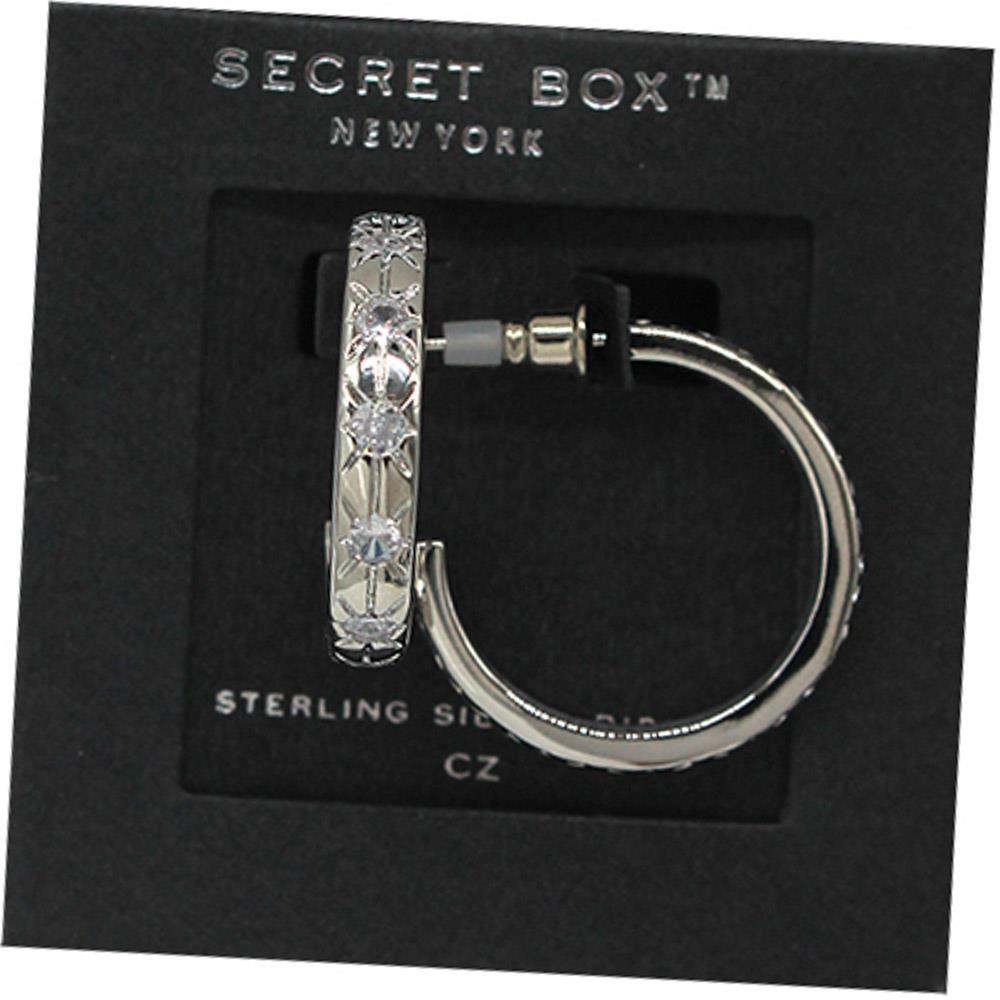 Gold Dipped Cubic Zirconia Stud Hoop